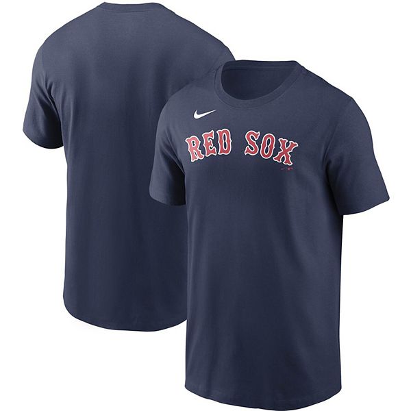 Men's Nike Navy Boston Red Sox Team Wordmark T-Shirt