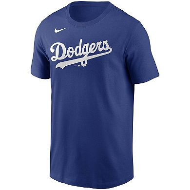 Men's Nike Clayton Kershaw Royal Los Angeles Dodgers Name & Number T-Shirt