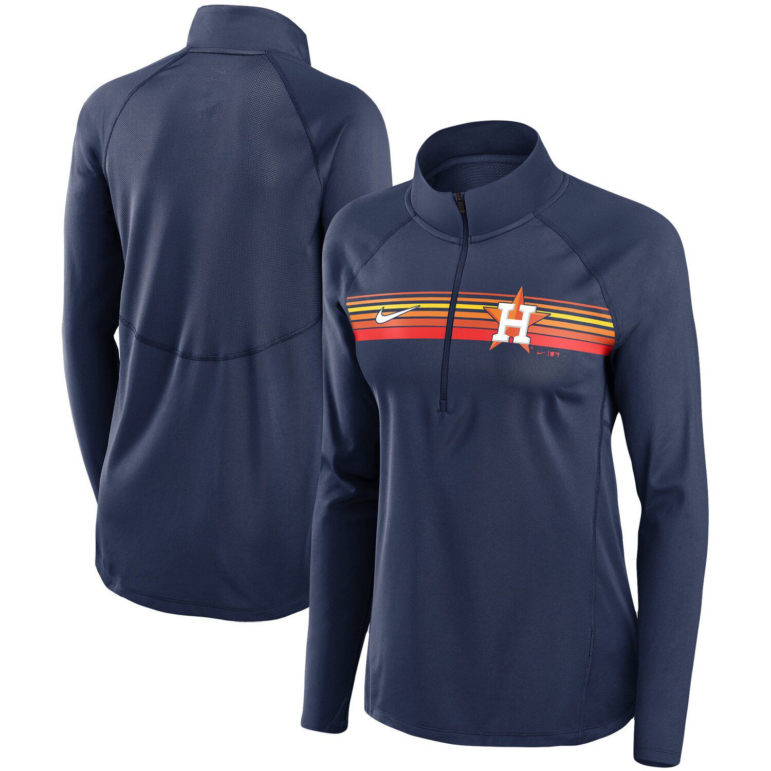 nike half zip navy