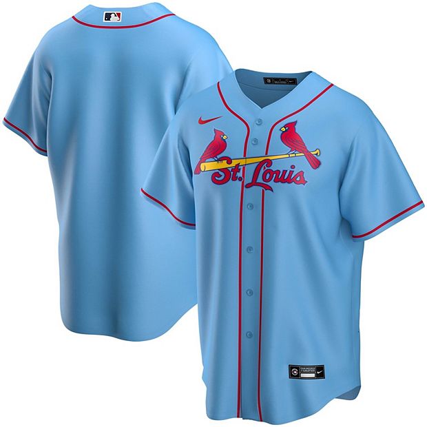 Men's Nike Light Blue St. Louis Cardinals Alternate 2020 Replica Team Jersey
