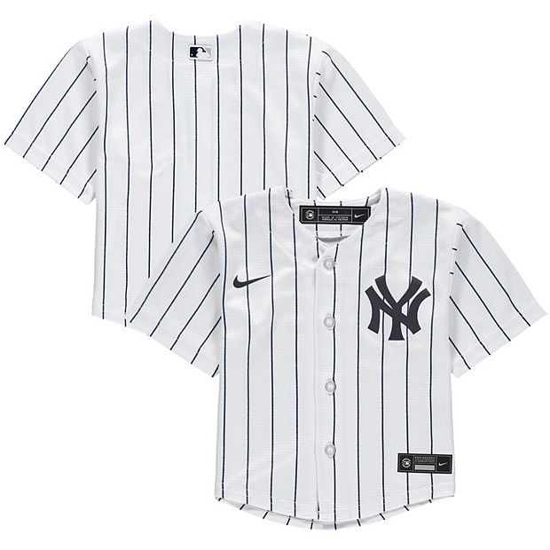 Men's New York Yankees Aaron Judge Nike White Home Replica Player Name  Jersey