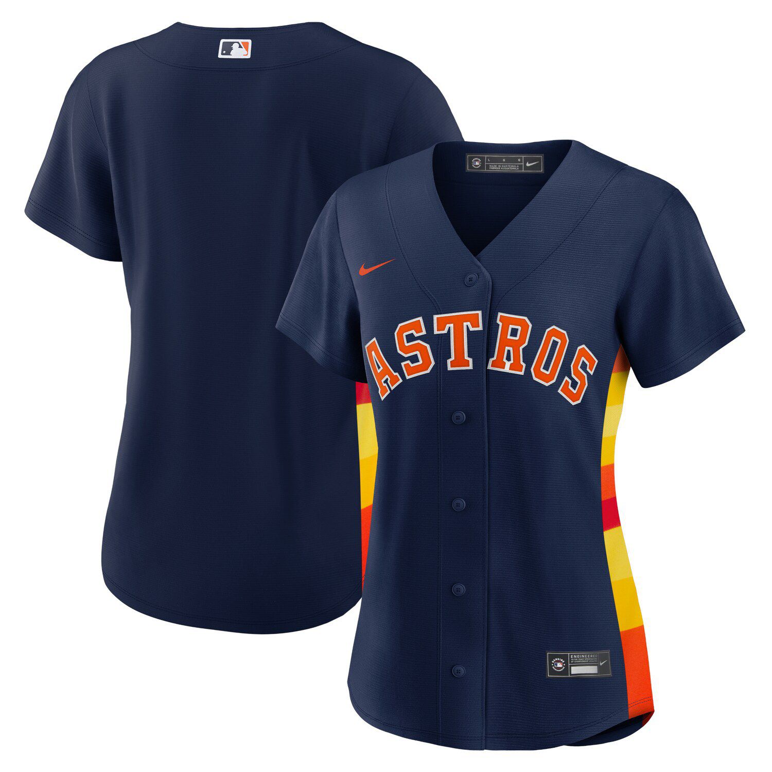 Men's Nike Navy Houston Astros 2022 City Connect Replica Jersey, 4XL