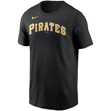 Men's Nike Black Pittsburgh Pirates Team Wordmark T-Shirt