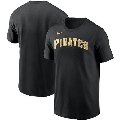 Men's Nike Black Pittsburgh Pirates Team Wordmark T-Shirt