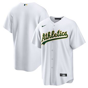 Men's Nike White Oakland Athletics Home Replica Team Jersey