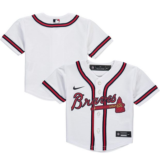 Infant Nike White Atlanta Braves Home Replica Team Jersey