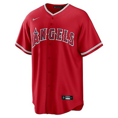 Men's Nike Red Los Angeles Angels Alternate Replica Team Jersey