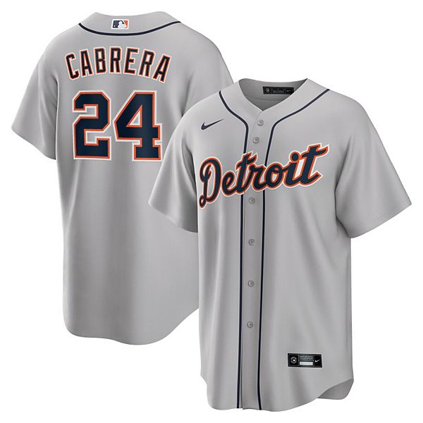 Detroit Tigers Men's Authentic Road Nike Jersey by Vintage Detroit Collection