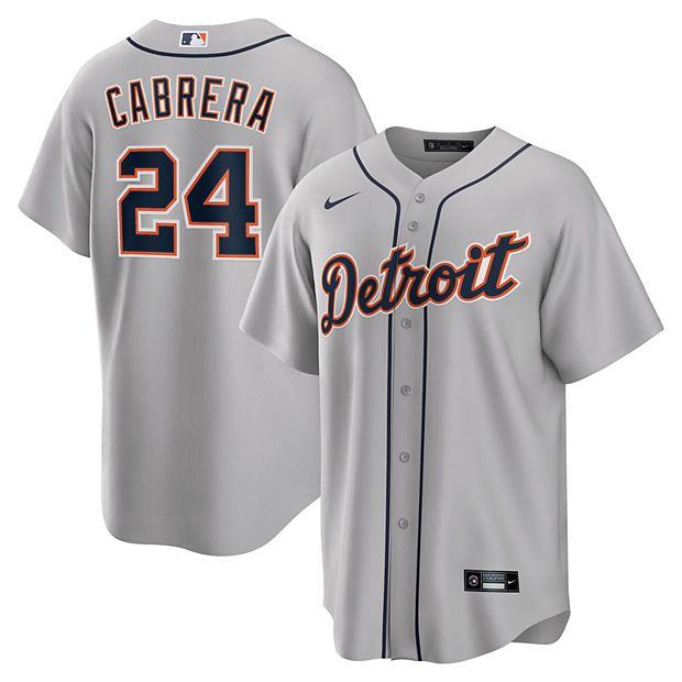 Nike Men's Detroit Tigers Miguel Cabrera #24 White Cool Base