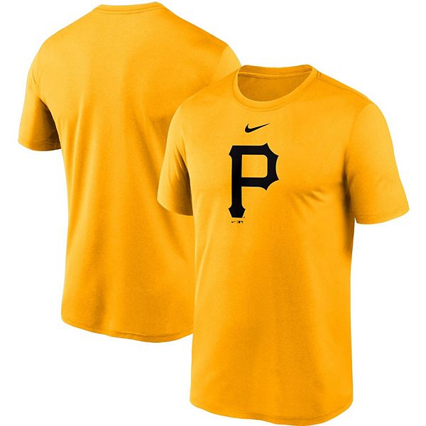 Men's Nike Gold Pittsburgh Pirates Large Logo Legend Performance T