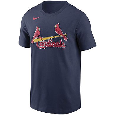 Men's Nike Yadier Molina Navy St. Louis Cardinals Name & Number T-Shirt