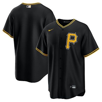 Men's Nike Black Pittsburgh Pirates Alternate Replica Team Jersey