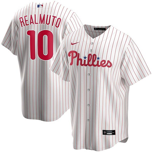 Nike Men's Philadelphia Phillies J.T Realmuto #10 Red T-Shirt