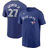 Men's Nike Vladimir Guerrero Jr. Royal Toronto Blue Jays Name & Number T-Shirt