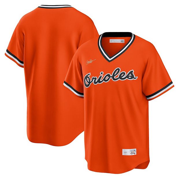 Men's Nike Orange Baltimore Orioles Alternate Cooperstown Collection Team  Jersey
