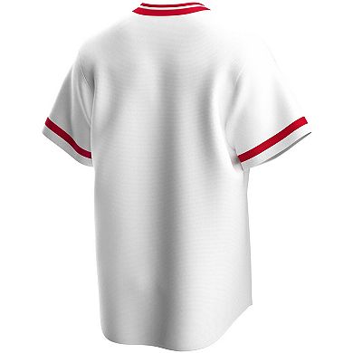 Men's Nike White Cincinnati Reds Home Cooperstown Collection Team Jersey