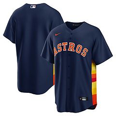 Houston Astros Shirt Adult M Medium Blue Midwest Sporting Goods