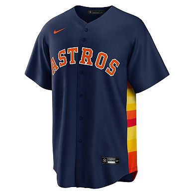 Men's Nike Navy Houston Astros Alternate Replica Team Jersey