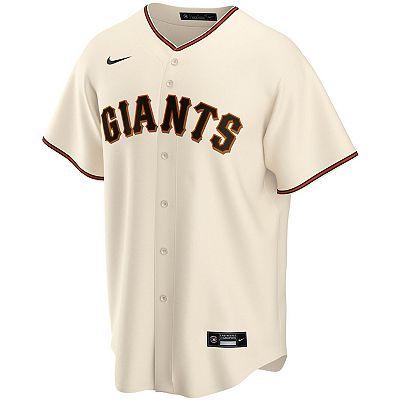 Men s Nike Brandon Crawford Cream San Francisco Giants Home 2020 Replica Player Jersey