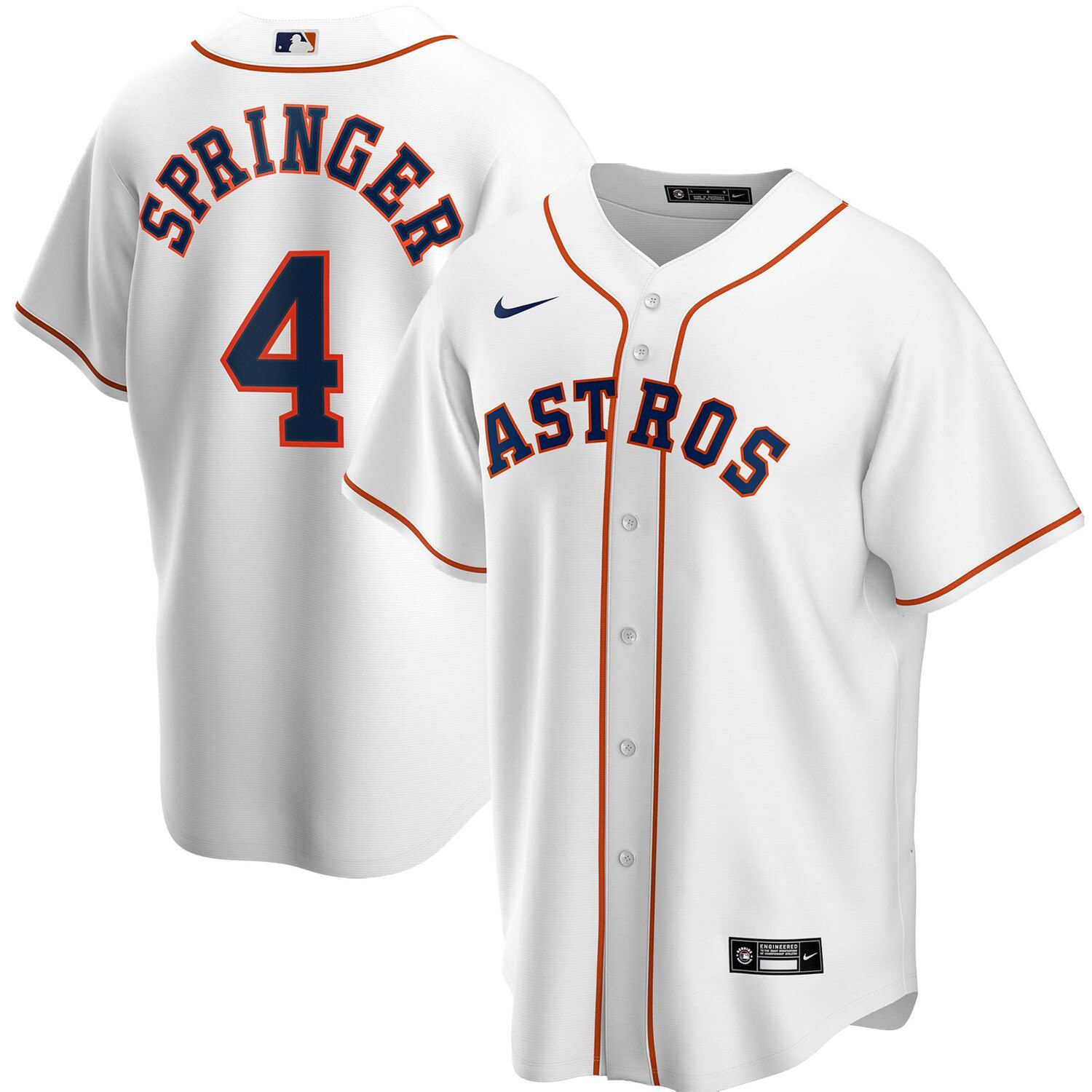 george springer replica orange jersey