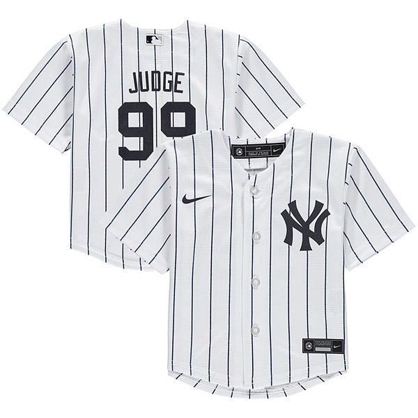 Youth New York Yankees Aaron Judge Nike White Alternate Replica Player  Jersey