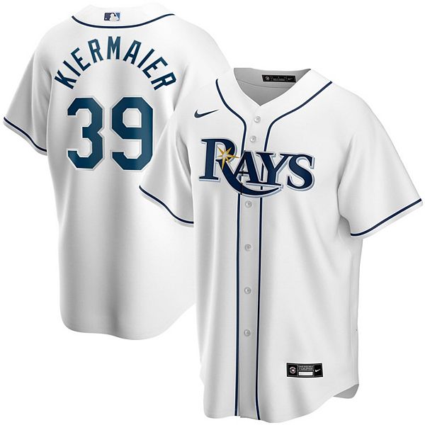 KEVIN KIERMAIER TAMPA BAY RAYS MAJESTIC AUTHENTIC HOME JERSEY 44 NEW WITH  TAGS