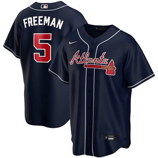 Men's Atlanta Braves Freddie Freeman Nike Red Alternate Replica Player Name  Jersey