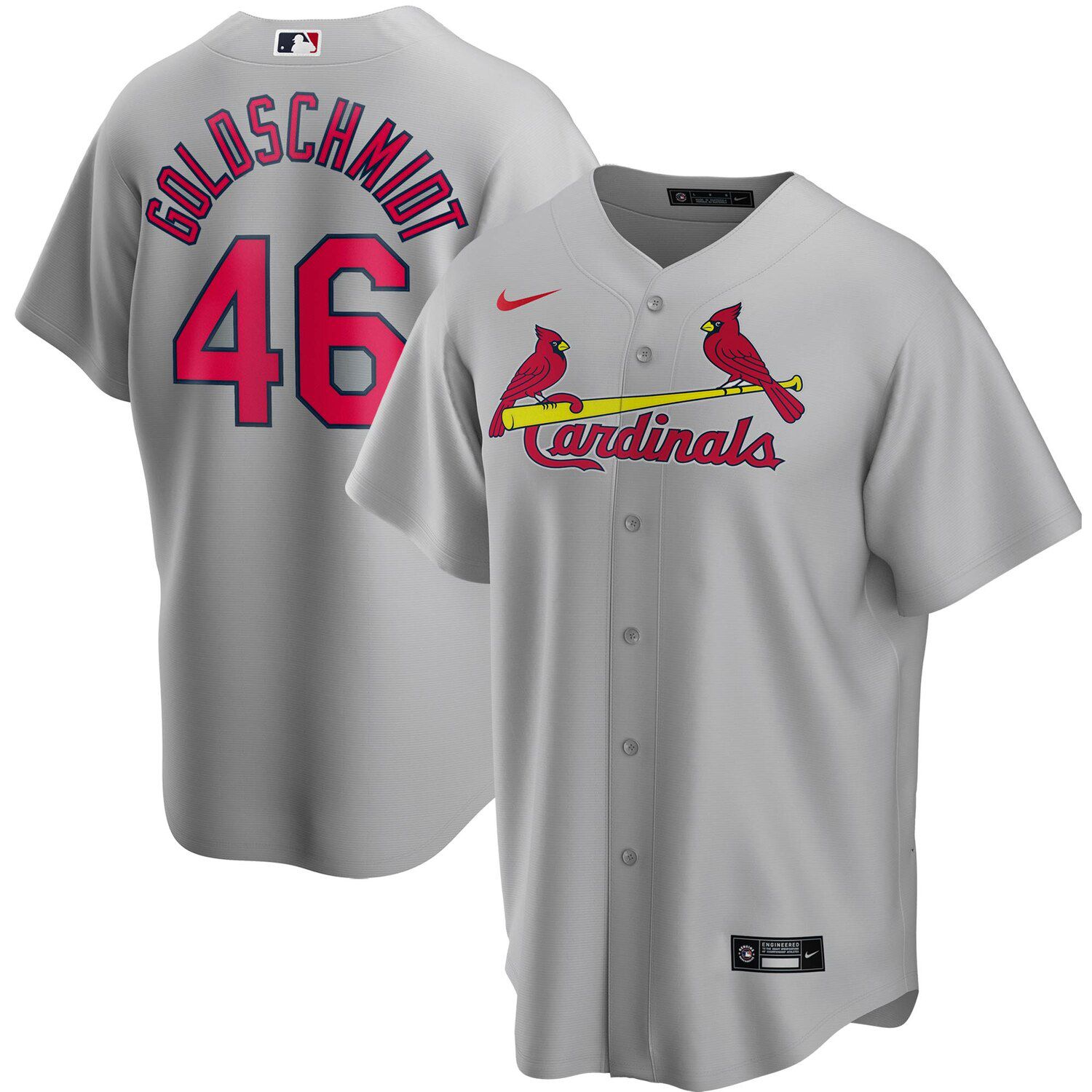 Men's Nike Paul Goldschmidt Gray St 