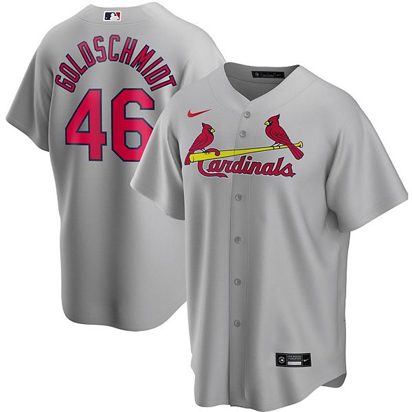 St. Louis Cardinals Nike Official Replica Home Jersey - Mens with  Goldschmidt 46 printing