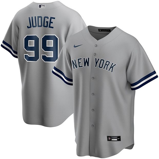 Men's Nike Aaron Judge Gray New York Yankees Road Replica Player