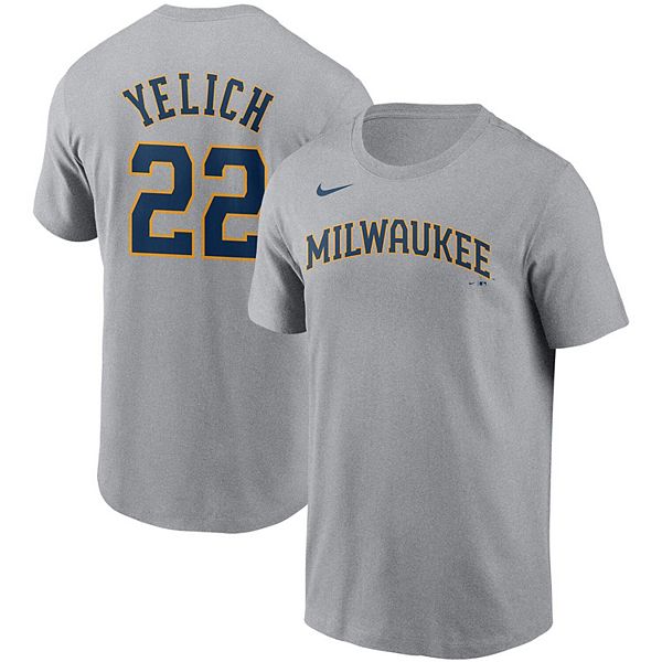 Preschool Nike Christian Yelich Powder Blue Milwaukee Brewers 2022 City  Connect Name & Number T-Shirt