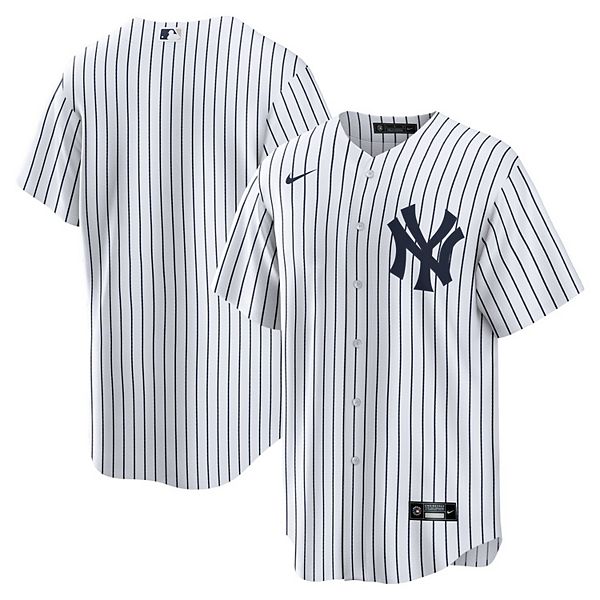 Men's Nike White New York Yankees Home Replica Team Jersey