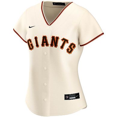 Women's Nike Cream San Francisco Giants Home Replica Team Jersey