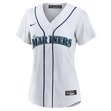 Women's Nike White Seattle Mariners Home Replica Team Jersey