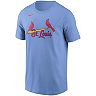 Men's Nike Yadier Molina Light Blue St. Louis Cardinals Name & Number T-Shirt
