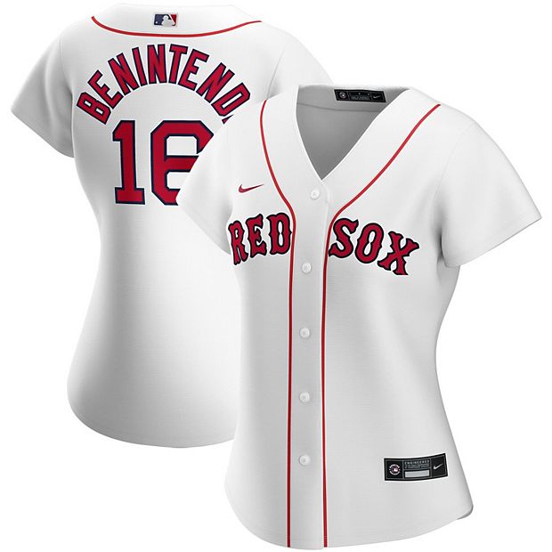 Women's Nike Andrew Benintendi White Boston Red Sox Home Replica Player  Jersey