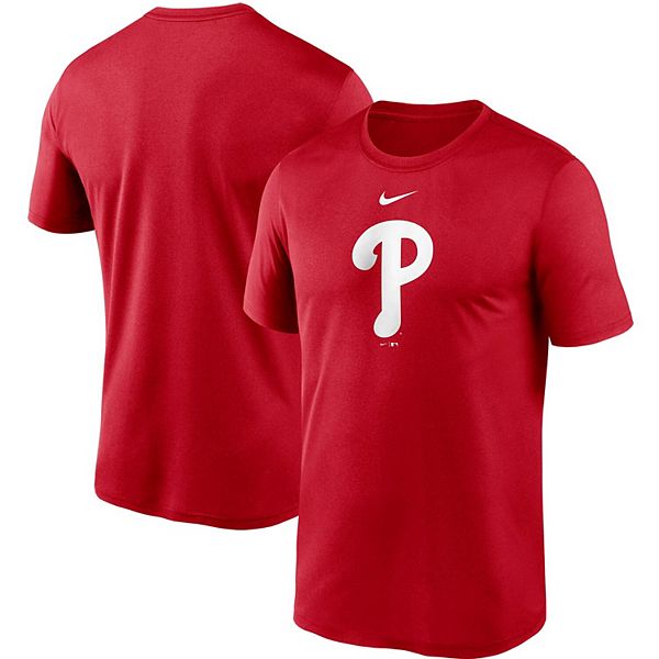 Nike Philadelphia Phillies Red Logo Legend Short Sleeve T Shirt