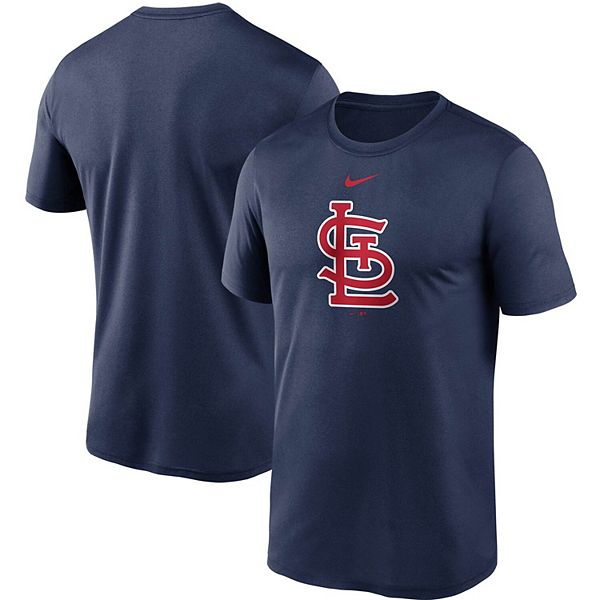 Men's Nike Light Blue St. Louis Cardinals Team Slider Tri-Blend Long Sleeve  T-Shirt