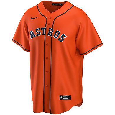 Men's Nike Orange Houston Astros Alternate Replica Team Jersey