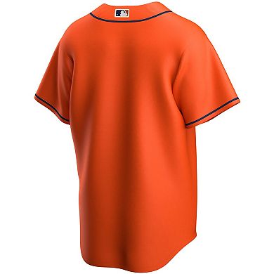 Men's Nike Orange Houston Astros Alternate Replica Team Jersey