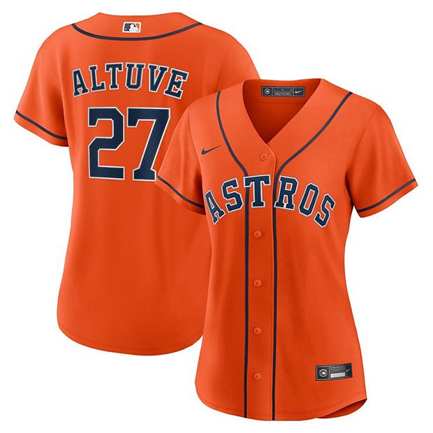 Women's Nike Jose Altuve Orange Houston Astros Alternate Replica Player  Jersey