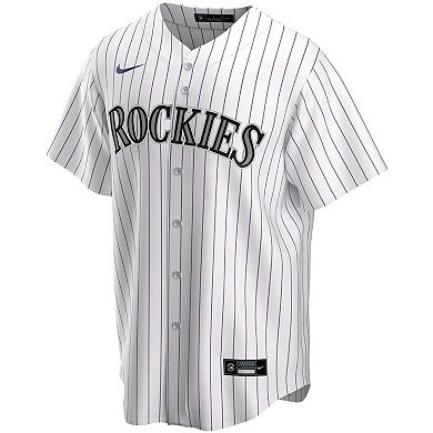 Men's Nike Charlie Blackmon White Colorado Rockies Home Replica Player Name Jersey