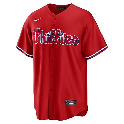 Men s Nike Bryce Harper Red Philadelphia Phillies Alternate Replica Player Name Jersey