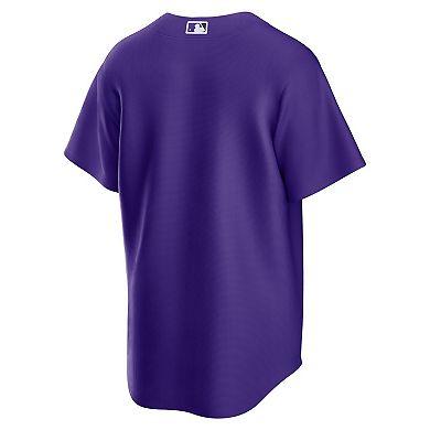 Men's Nike Purple Colorado Rockies Alternate Replica Team Jersey