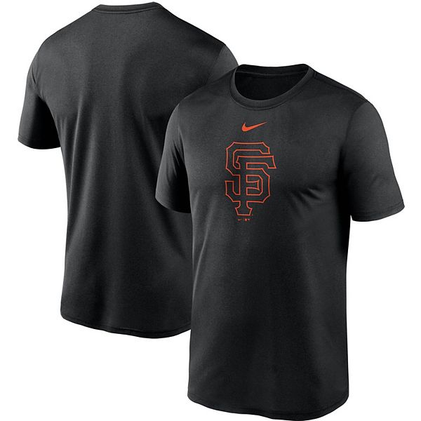 Men's Nike Black San Francisco Giants Large Logo Legend Performance T-Shirt