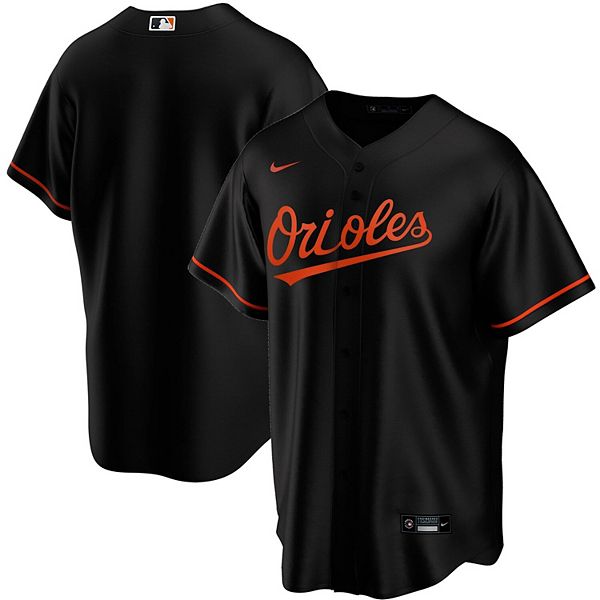 Men's Nike Black Baltimore Orioles Alternate 2020 Replica Jersey