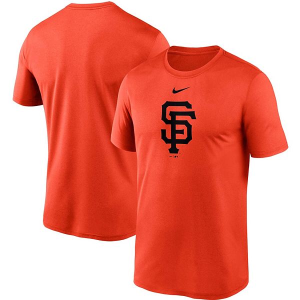 Men's Nike Orange San Francisco Giants Large Logo Legend Performance T ...