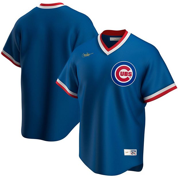 Men's Nike Royal Chicago Cubs Road Cooperstown Collection Team Jersey
