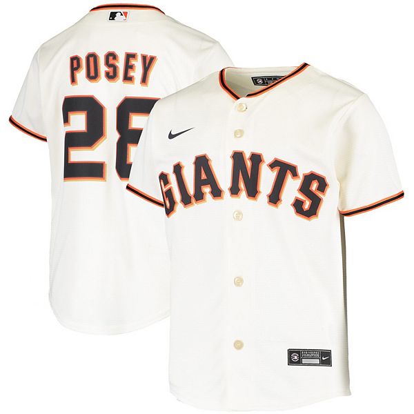 Men's San Francisco Giants Buster Posey Nike White City Connect Replica  Player Jersey
