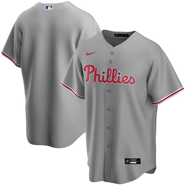Philadelphia Phillies V-Neck Jersey - Gray